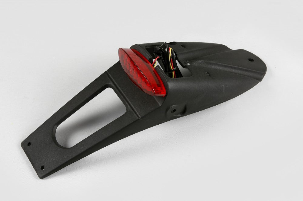 PORTATARGA CON LED PER KAWASAKI KLX 450R 2007-2026 / NERO