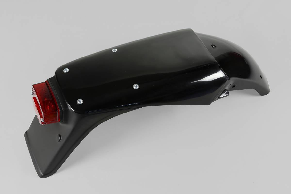 PARAFANGO POSTERIORE COMPATIBILE CON KTM EXC 250 1993-1997 / con portatarga nero