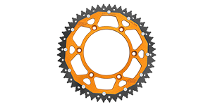 CORONA ZF DUAL KTM 250 SX (93-25) 47 DENTI ARANCIONE