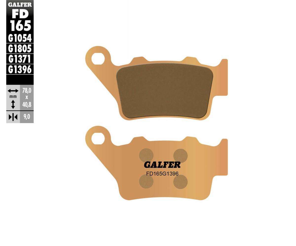 Pastiglie posteriori standard Galfer Tm MX 125 96-00