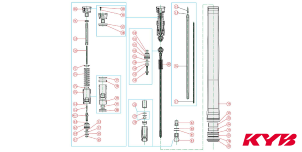 RICAMBI FORCELLA HUSQVARNA 449 TE (11-13) - SEEGER PARAOLIO (78)