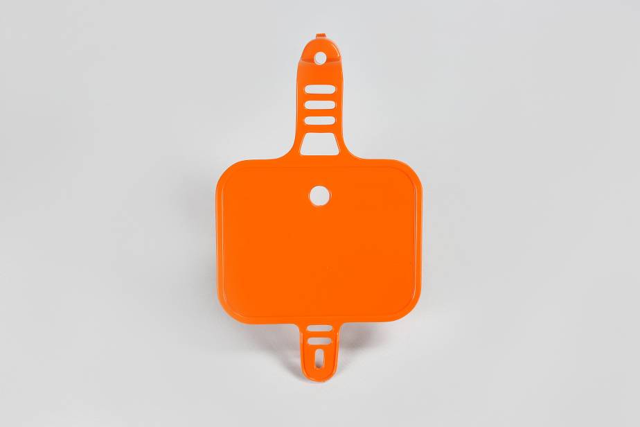 TABELLA PORTANUMERO ANTERIORE COMPATIBILE CON HONDA CRF 50 2004-2026 arancio