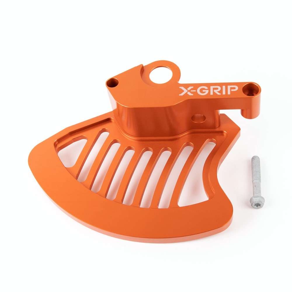 Protezione disco anteriore x-Grip arancione Ktm EXC 300 16-25
