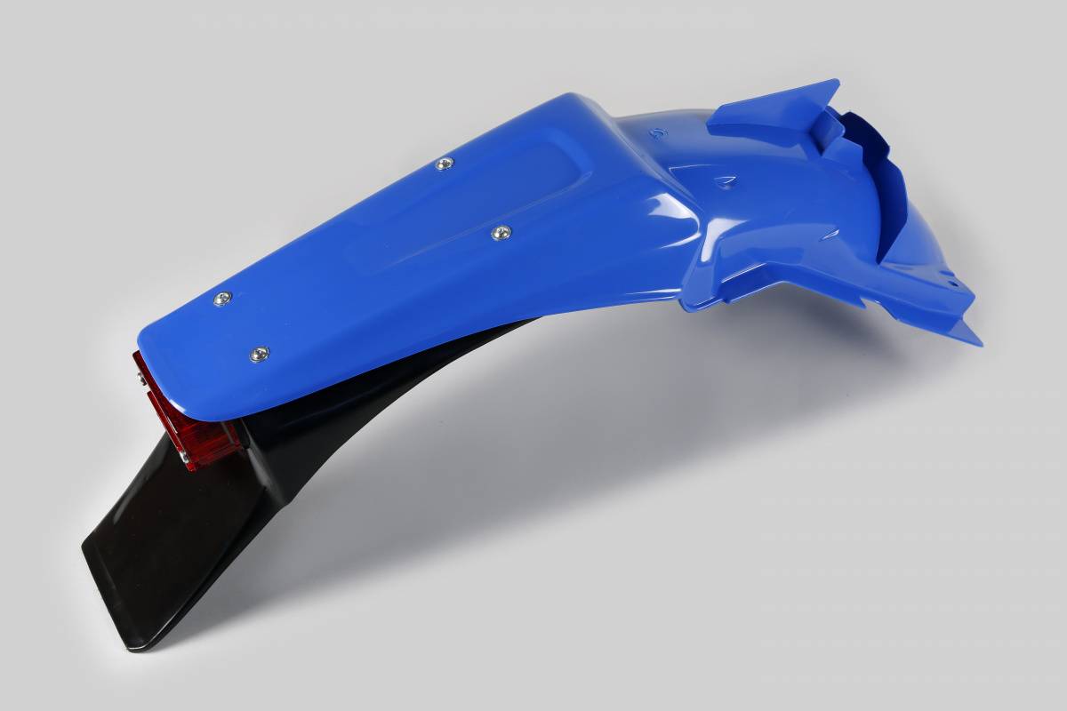 PARAFANGO POSTERIORE COMPATIBILE CON TM 125 1997-2000 / enduro blu