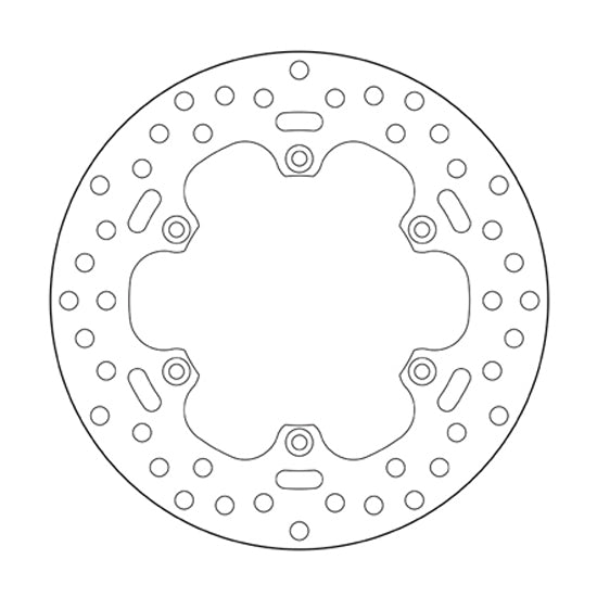 DISCO FRENO BREMBO SERIE ORO TRIUMPH TF 250 X (24-25) POSTERIORE
