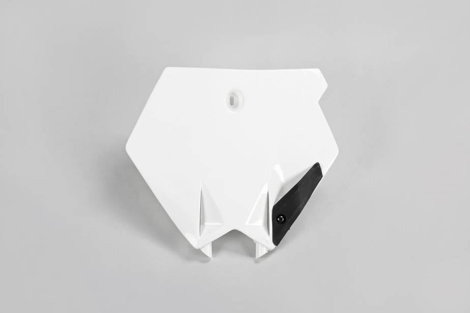 TABELLA PORTANUMERO ANTERIORE COMPATIBILE CON KTM SX 85 2004-2012 bianco