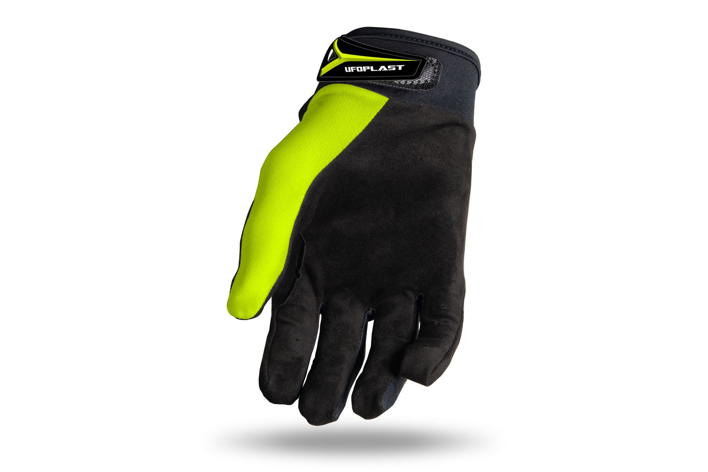 GUANTI MOTOCROSS UFO SKYLINE GIALLO FLUO - vista 4