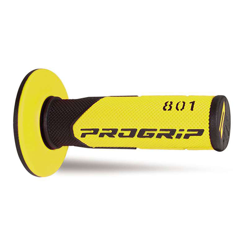 MANOPOLE PROGRIP 801 MM 22/25 - DOPPIA DENSITÀ - NERO/GIALLO