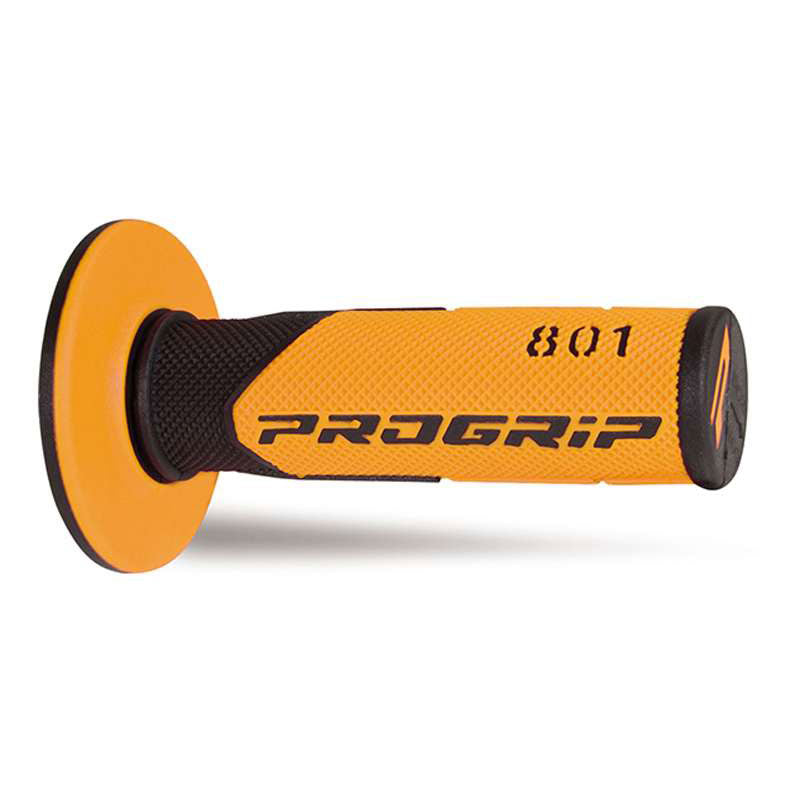 MANOPOLE PROGRIP 801 MM 22/25 - DOPPIA DENSITÀ - NERO/ARANCIO
