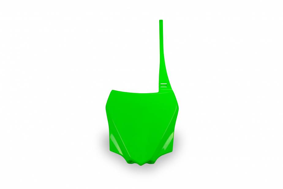 TABELLA PORTANUMERO ANTERIORE COMPATIBILE CON KAWASAKI KX 112 2022-2026 verde fluo