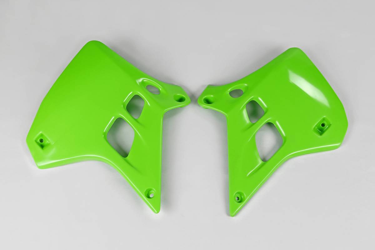CONVOGLIATORI-RADIATORE-COMPATIBILE-CON-KAWASAKI-KX-125-1990-1991-VERDE-026
