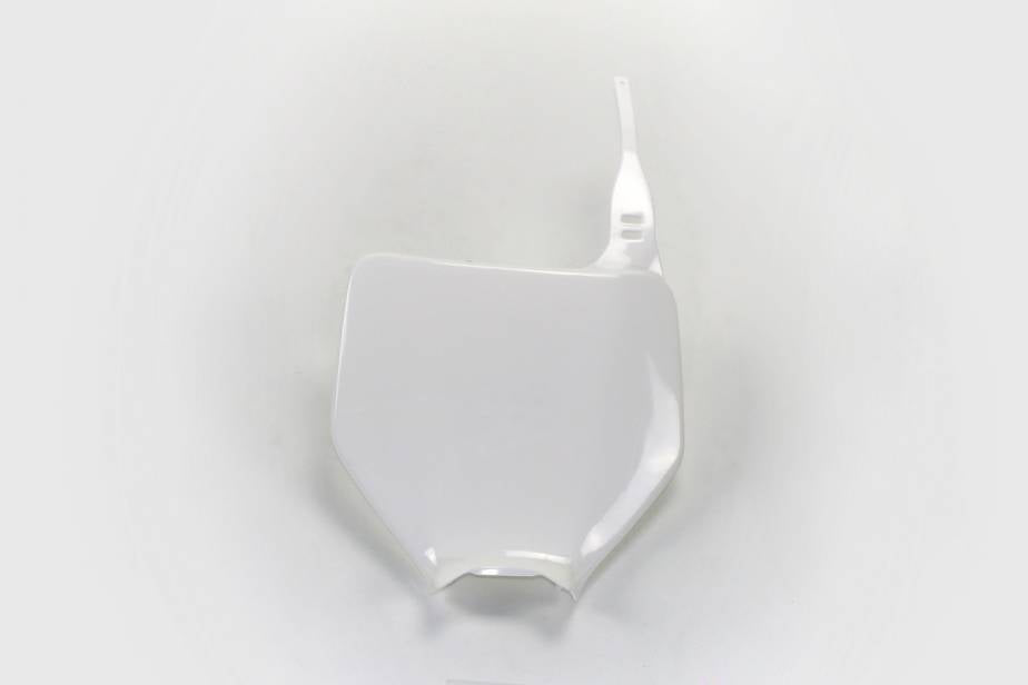 TABELLA PORTANUMERO ANTERIORE COMPATIBILE CON KAWASAKI KXF 450 2006-2008 bianco