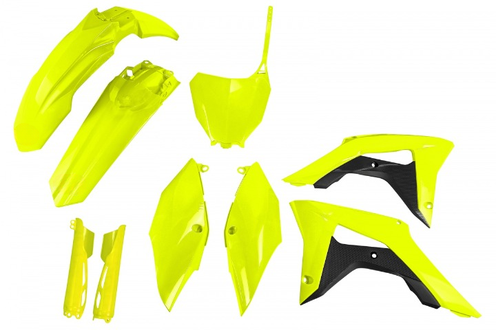 FULL-KIT-PLASTICHE-COMPATIBILE-CON-HONDA-CRF-450R-2017-2020-GIALLO FLUO-DFLU