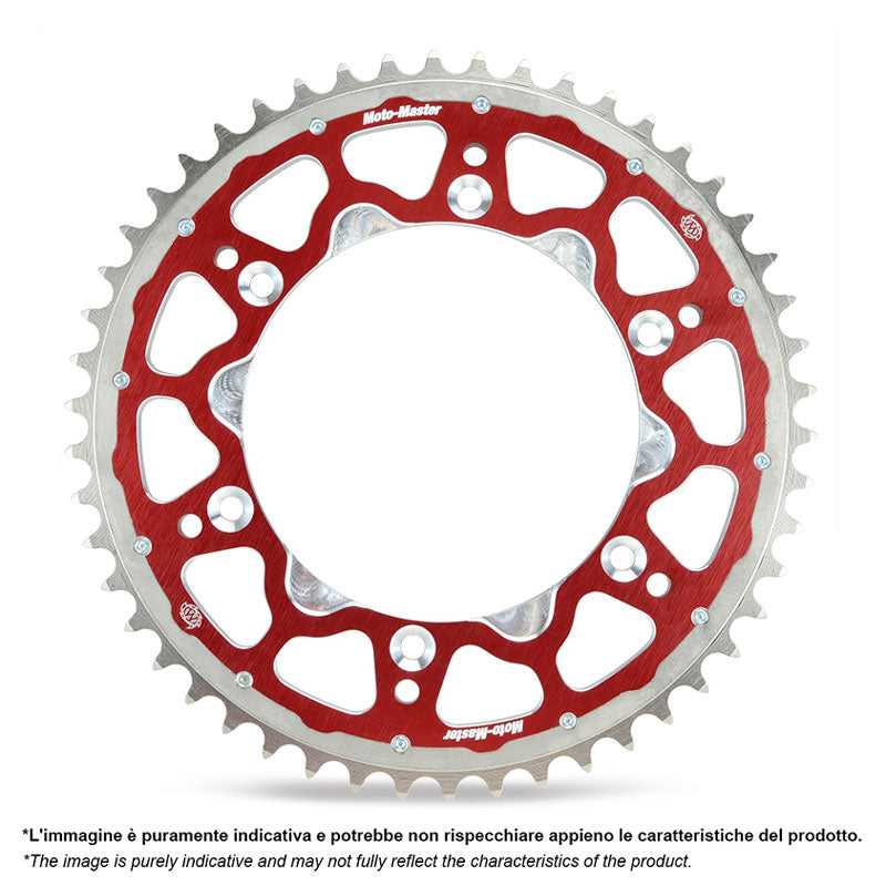 CORONA MOTO MASTER FUSION HUSQVARNA 250 WR (90-13) 51 DENTI ROSSA