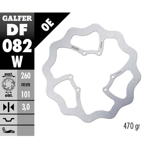 Disco freno anteriore Galfer Wave Honda CRF 250RX 19-25