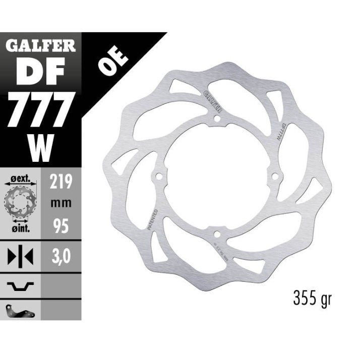 Disco freno anteriore Galfer Wave Ktm SX 85 03-12
