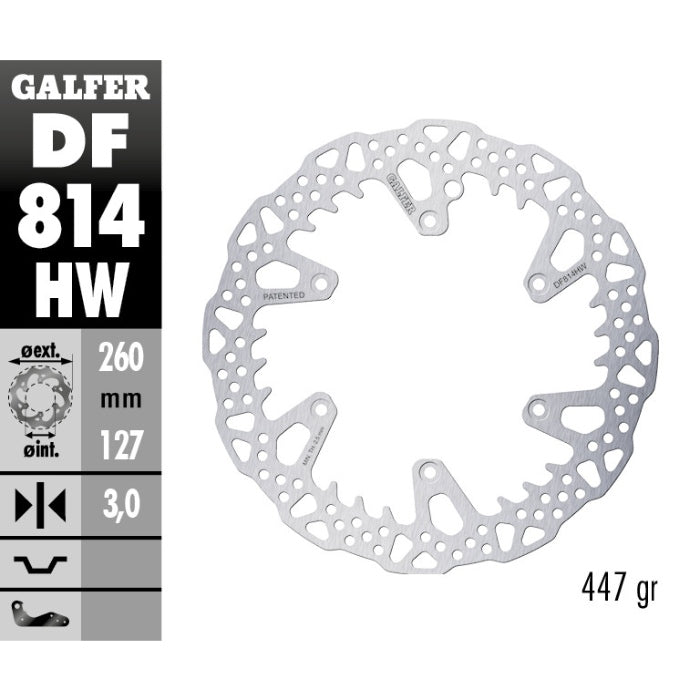 Disco freno anteriore Galfer Shark Beta RR 400 13-14