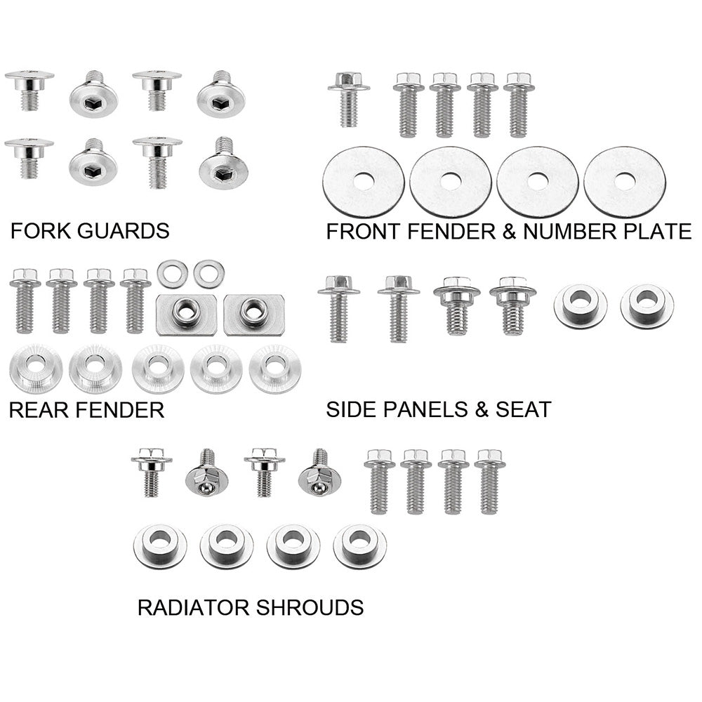 KIT VITI PLASTICHE HONDA CRF 250 R (04-09)