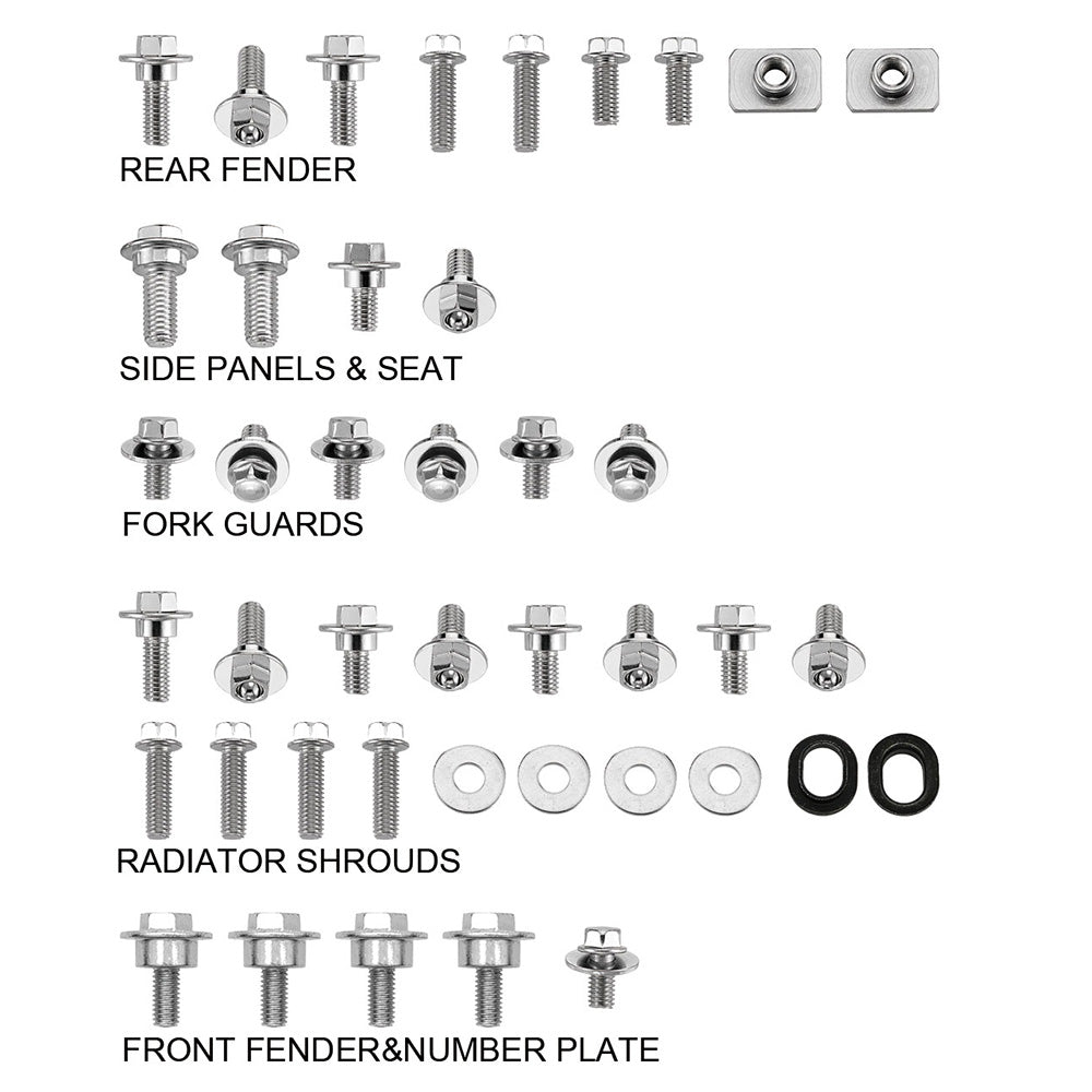 KIT VITI PLASTICHE KAWASAKI KX 250 F (17-21)