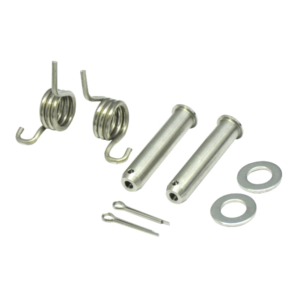 Coppia perni + molle NRTeam pedane Kawasaki KXF 250 09-25