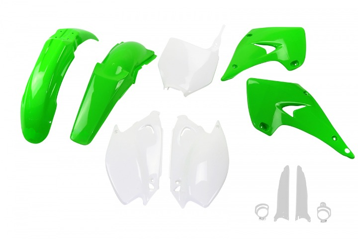 FULL-KIT-PLASTICHE-COMPATIBILE-CON-KAWASAKI-KX-250-2003-2003-OEM-999