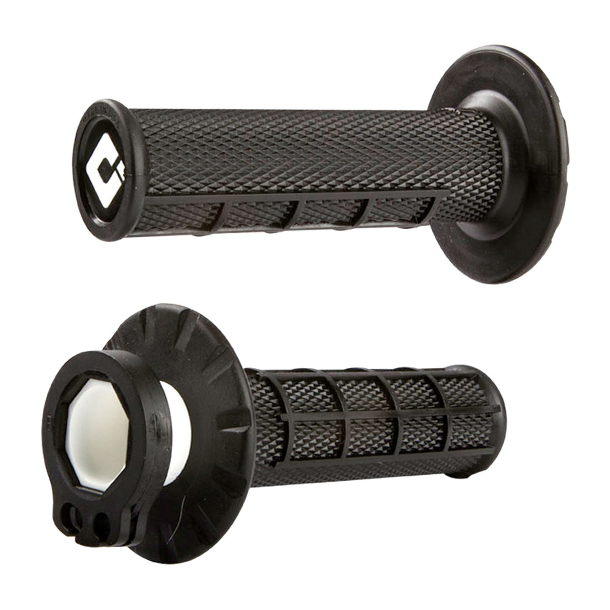 MANOPOLE LOCK-ON ODI A BLOCCAGGIO RAPIDO HALF-WAFFLE MX NERO