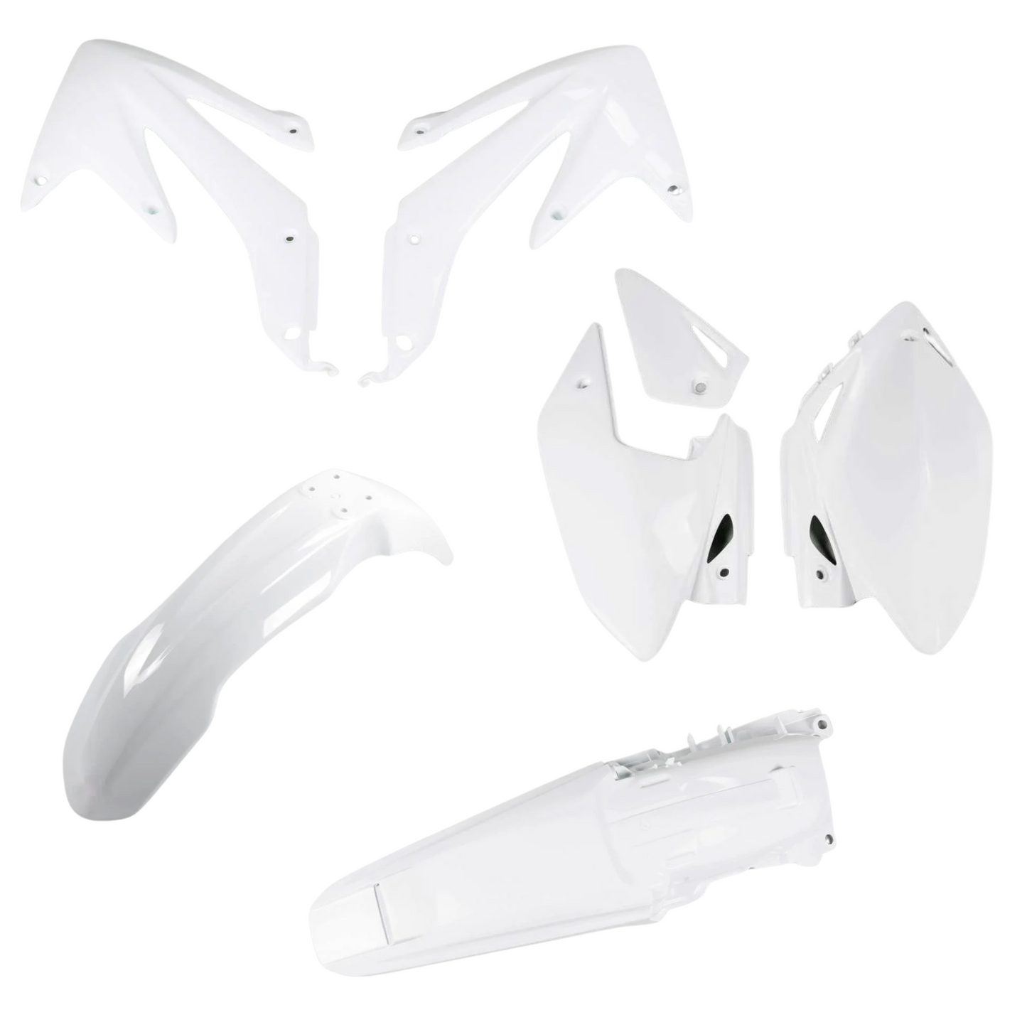 KIT PLASTIQUES POUR HONDA CRF 450X 2008-2016 / BLANC