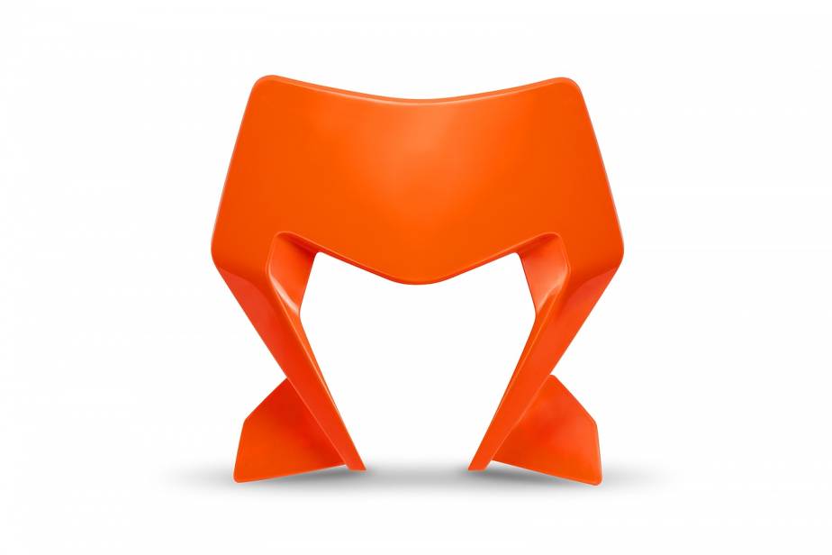 MASCHERINA-PORTAFARO-COMPATIBILE-CON-KTM-EXC-F-450-2024-2026-plastica-di-ric.-portafaro-OEM-ARANCIO FLUO-FFLU