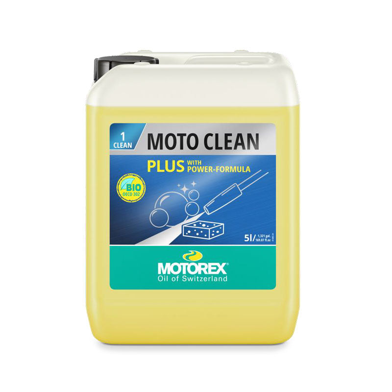 DETERGENTE MOTOREX MOTO CLEAN PLUS NUOVA FORMULA - 5 L