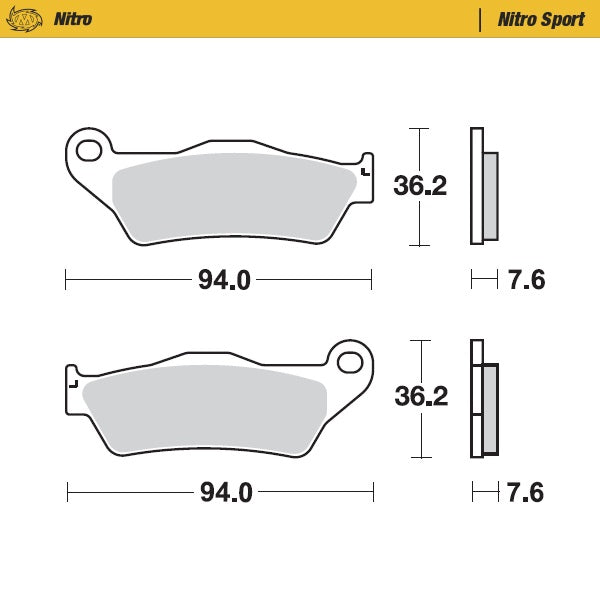 Pastiglie Moto Master Tm MX 250 F 02-23 anteriori nitro