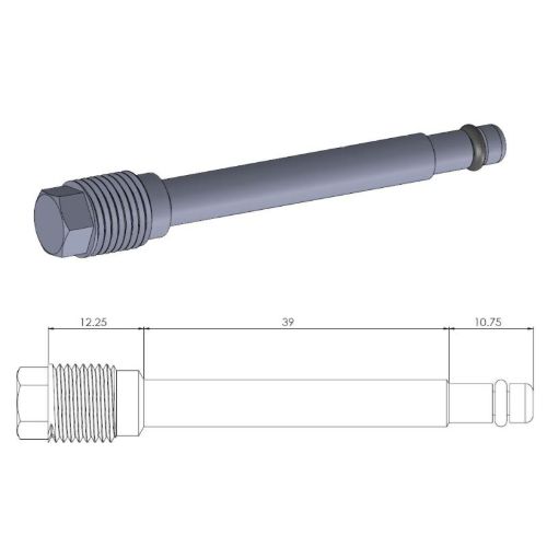 Perno pinza freno Suzuki RMZ 250 08-25 posteriore Moto Master