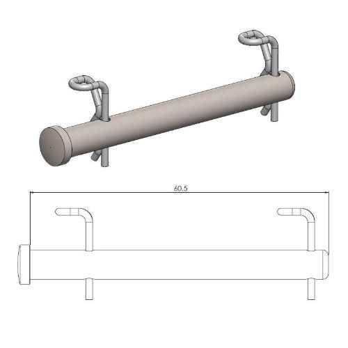Perno pinza freno Ktm EXC 200 98-16 posteriore Moto Master