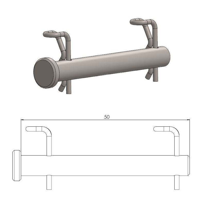Perno pinza freno Husqvarna FE 501 22-25 anteriore Moto Master