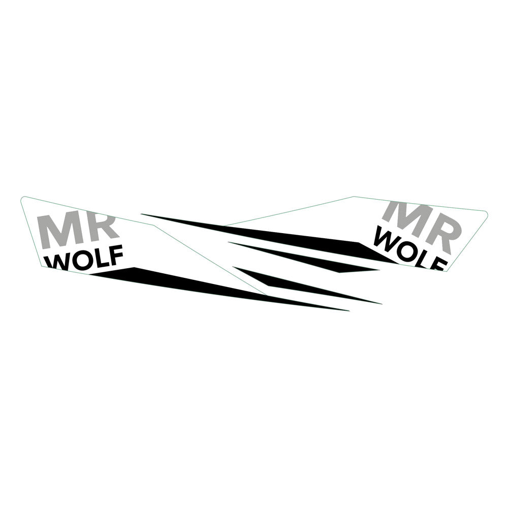 RICAMBIO PARAMANI MRWOLF RECCHIE ADESIVI (DESTRO+SINISTRO) BIANCO/BASIC