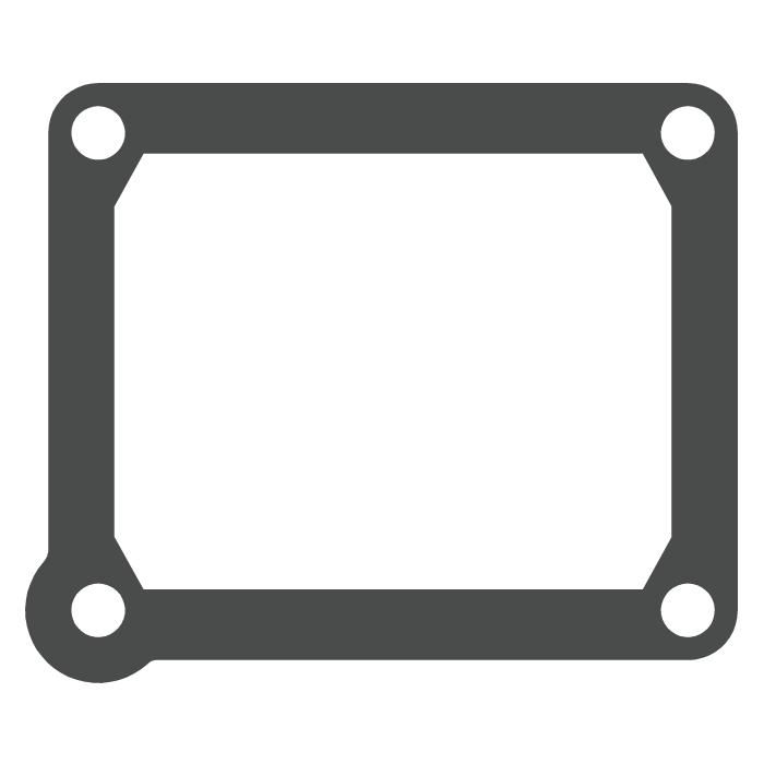 Pacco lamellare Kawasaki KX 125 03-08-V-Force 3 solo guarnizione