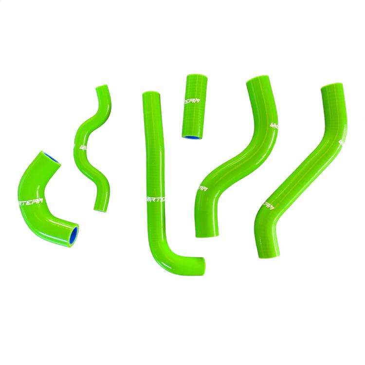 Tubi radiatore verdi NRTeam Kawasaki KXF 250 06-08