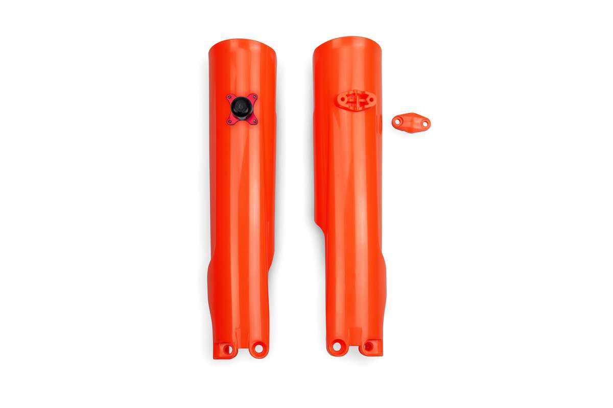 PARASTELI + QUICKSTARTER COMPATIBILE CON KTM SX 250 2023-2026 ARANCIO FLUORO FFLU