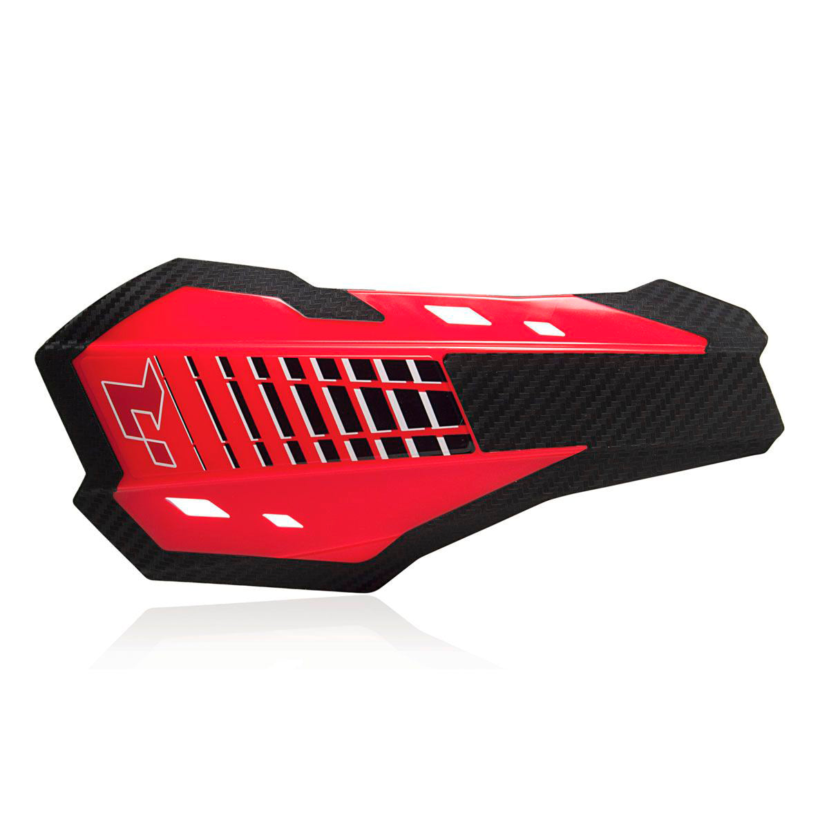 PARAMANI HP2 RACETECH UNIVERSALI CON KIT MONTAGGIO - ROSSO CRF