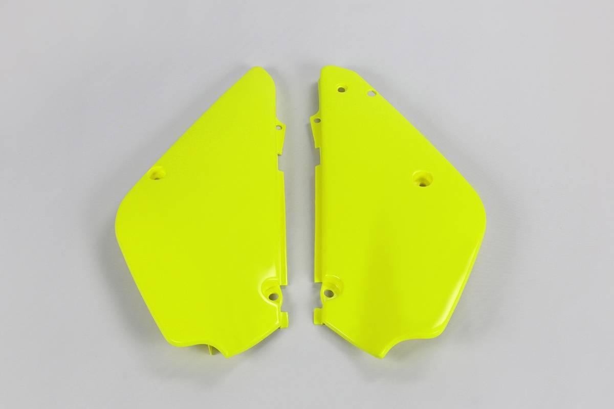 FIANCATINE-LATERALI-COMPATIBILE-CON-SUZUKI-RM-85-2000-2026-GIALLO FLUO-DFLU
