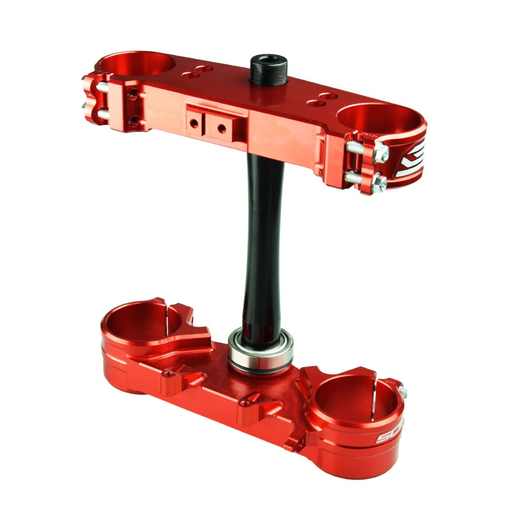 Piastra di sterzo rossa Scar Honda CRF 250R 22-25