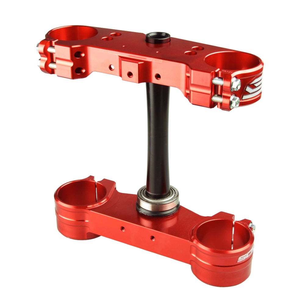 Piastra di sterzo rossa Scar Ktm SX 250 23-25