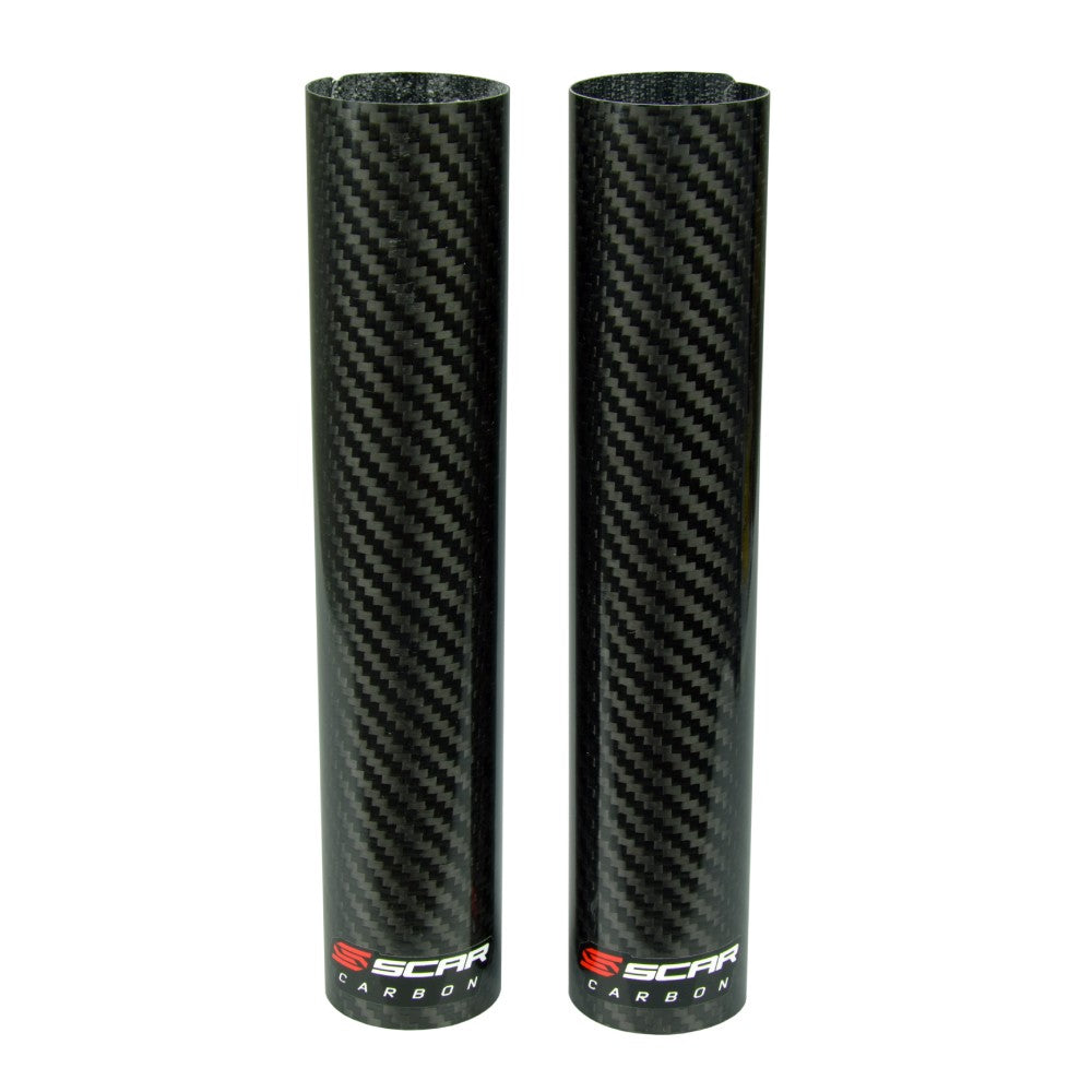 COPPIA PROTEZIONI FODERO INFERIORE IN CARBONIO 220X45 MM SCAR
