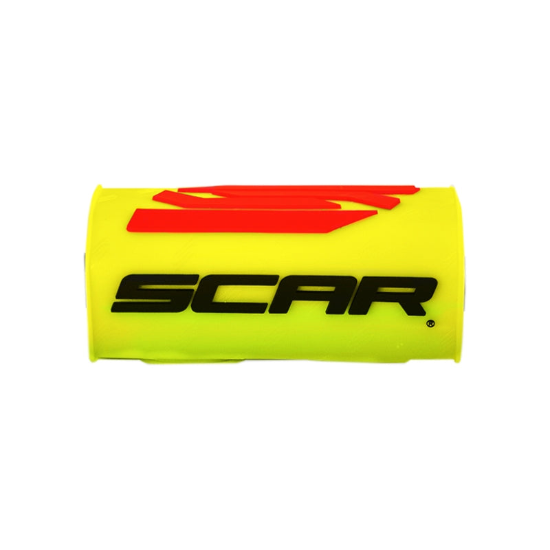 PARACOLPI SCAR GIALLO FLUO E NERO - MANUBRIO SENZA TRAVERSINO