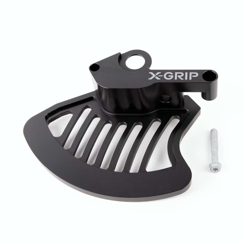 Protezione disco anteriore x-Grip nera Ktm EXC-F 350 16-25