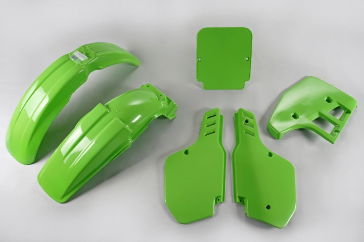 KIT-PLASTICHE-COMPATIBILE-CON-KAWASAKI-KX-125-1988-1988-VERDE-026