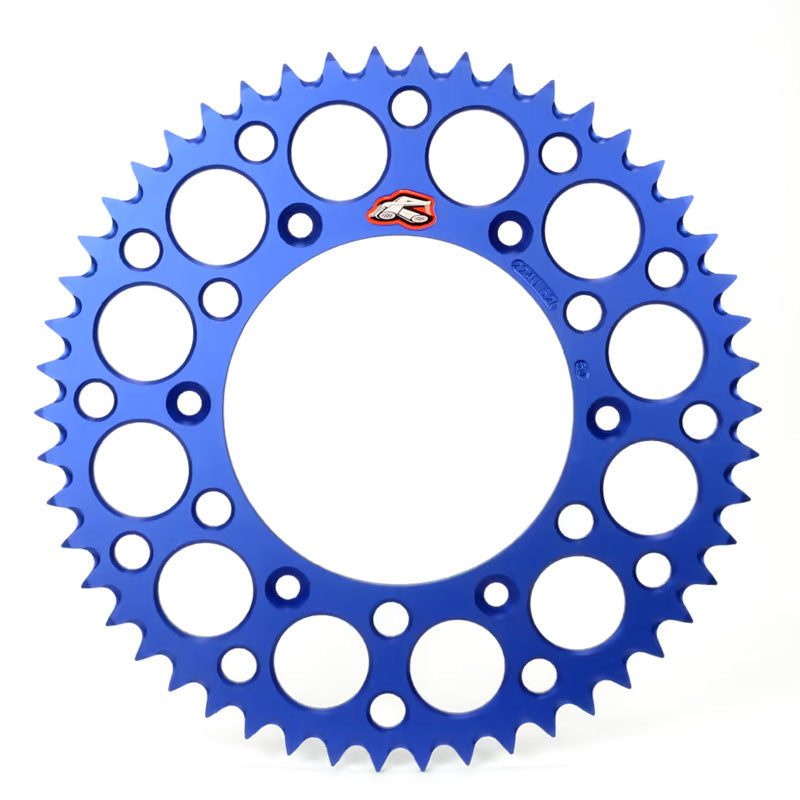 CORONA RENTHAL ERGAL ULTRALEGGERA HONDA XL 350 (74-78) 49 DENTI PASSO 520 BLU