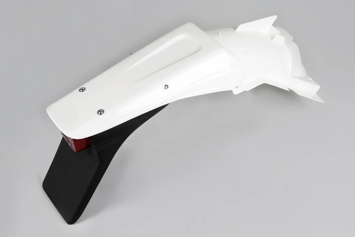 PARAFANGO POSTERIORE COMPATIBILE CON KAWASAKI KX 250 1999-2002 / enduro bianco