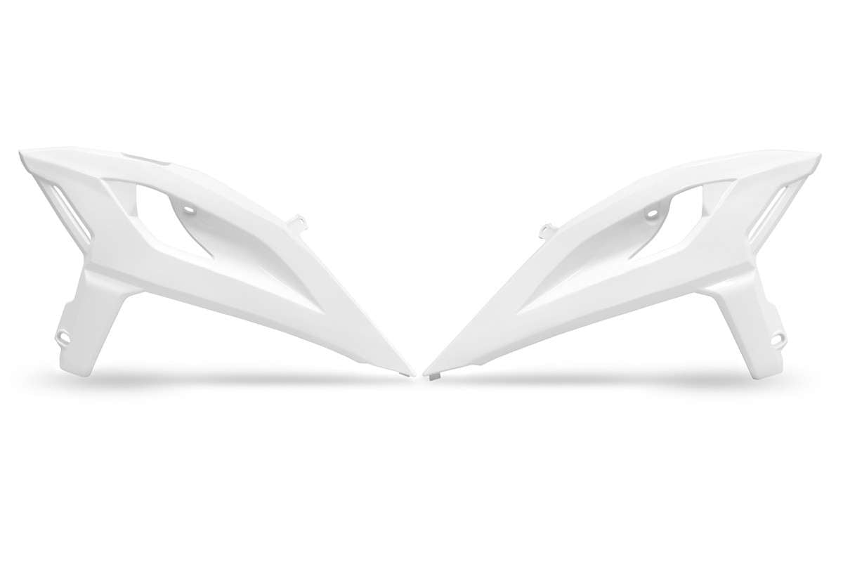 JEU D'OUIES DE RADIATEUR UFOPLAST POUR BETA RR 300 2025-2025 / BLANC 043