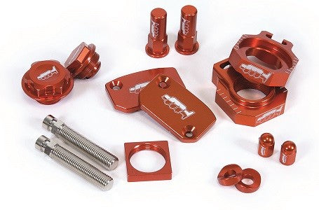 KIT PARTICOLARI IN ALLUMINIO - ARANCIONE KTM SX 150 (16-22) MOTOCROSS MARKETING