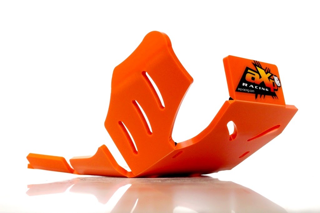 PARAMOTORE KTM EXC 300 (17-23) AXP RACING 8MM ARANCIONE